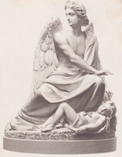 antique prints of statues, sculptures, etc.